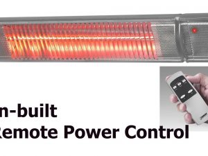 2200W Infra-red heater with Remote Power Control