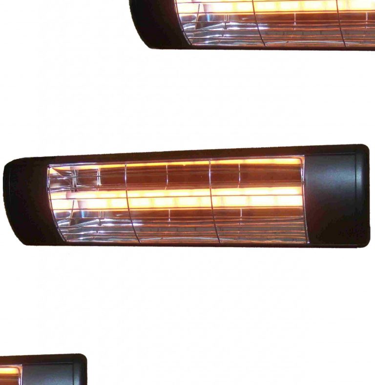 1.5kW Summerglow Heater - Black with gold element