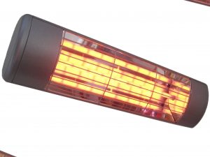 1.5kW Summerglow Heater - Silver with 'softglow' lamp