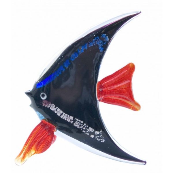 Glass Angel Fish Ornament Leisure Gardening